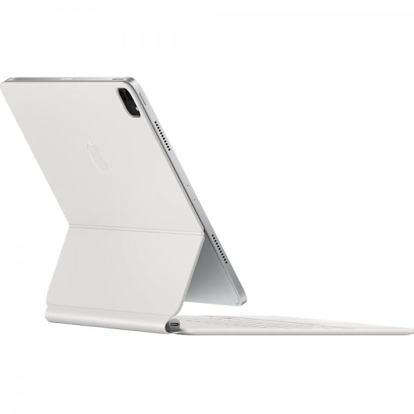 Apple iPad Pro 12.9 (gen 3/4/5/6)/iPad Air 13 (M2/M3/M4) Kotelo Magic Keyboard Valkoinen