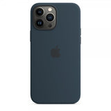Apple Original iPhone 13 Pro Max Kuori Silikonikuori MagSafe Mustesininen