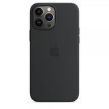 Apple Original iPhone 13 Pro Max Kuori Silikonikuori MagSafe Keskiyö