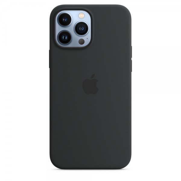 Apple Original iPhone 13 Pro Max Kuori Silikonikuori MagSafe Keskiyö