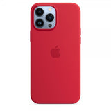 Apple alkuperäinen iPhone 13 Pro Max -silikonisuojakuori MagSafe RED