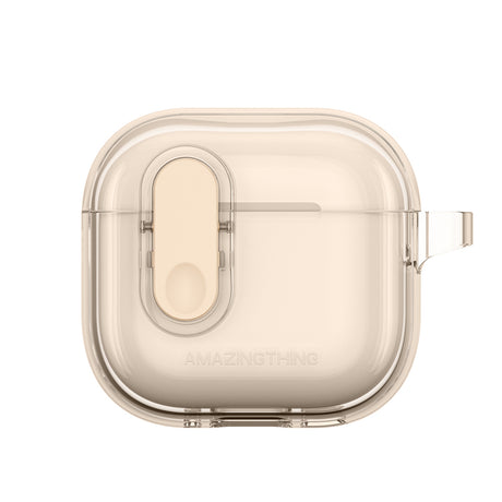 Amazingthing AirPods 4/5 Kuori Minimal Click Beige
