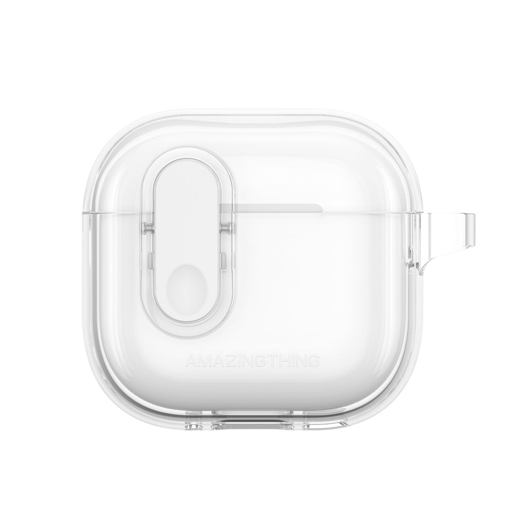 Amazingthing AirPods 4/5 Kuori Minimal Click Kirkas