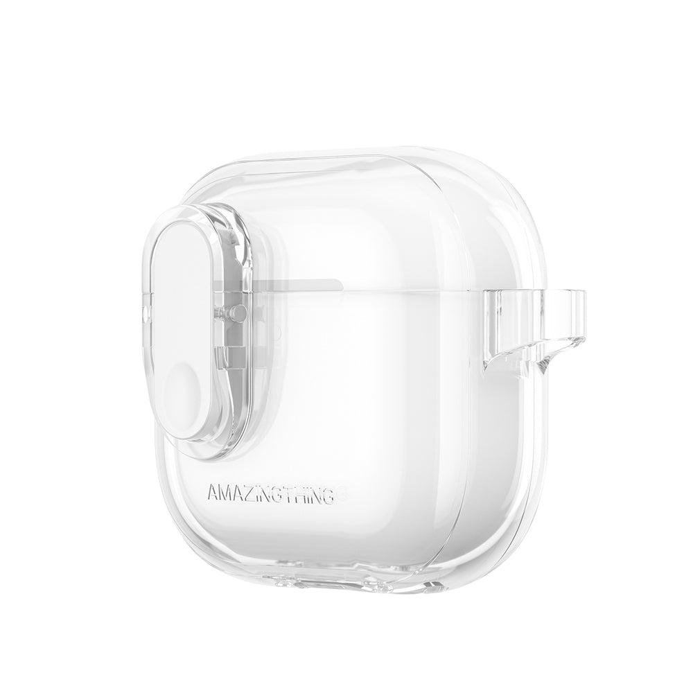 Amazingthing AirPods 4/5 Kuori Minimal Click Kirkas