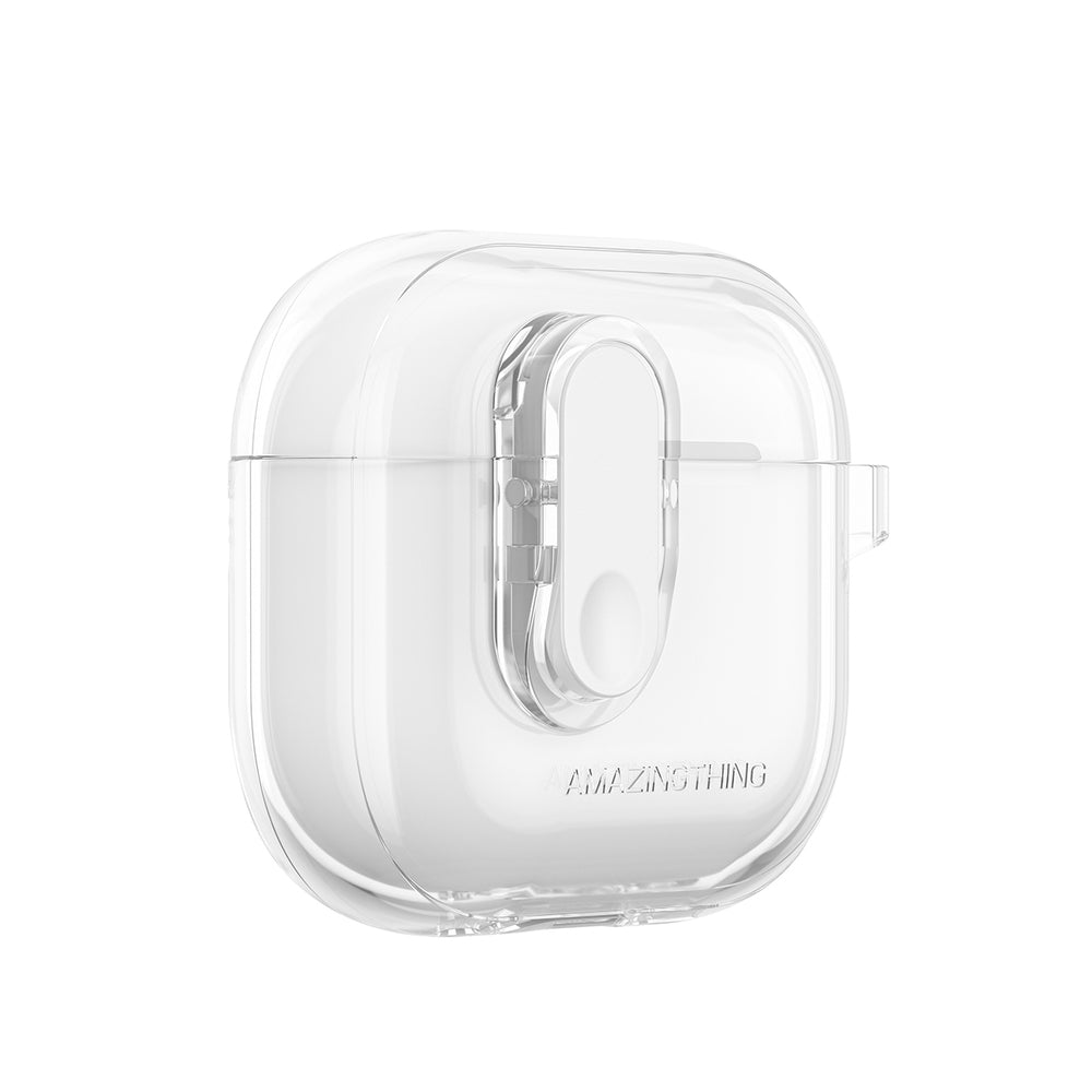 Amazingthing AirPods 4/5 Kuori Minimal Click Kirkas