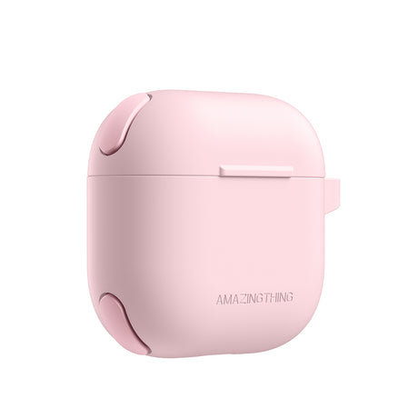 Amazingthing AirPods 4/5 Kuori Omni GripClip Vaaleanpunainen