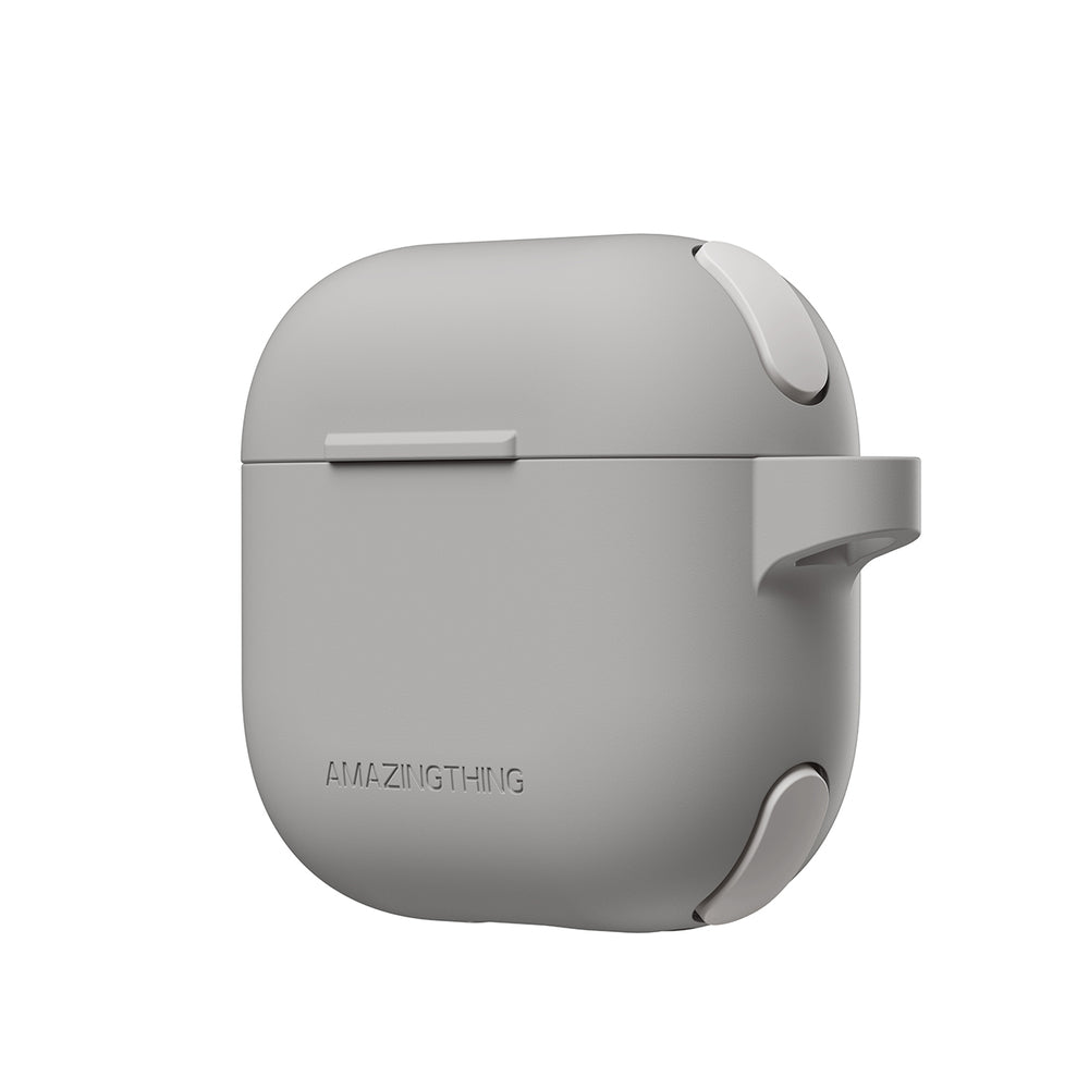 Amazingthing AirPods 4/5 Kuori Omni GripClip Harmaa