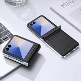 Dux Ducis Samsung Galaxy Z Flip 7 Kuori Bril Series Musta