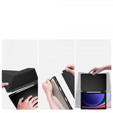 Dux Ducis Samsung Galaxy Tab S9/S9 FE/S10 FE/S10 Lite -kotelo, Magic Series, musta