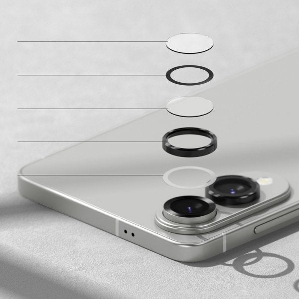 Ringke Samsung Galaxy S25 Edge Kameran suojus Linssikehys 2 kpl