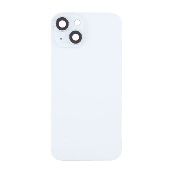 iPhone 15 Takalasi magneetilla ja kameralinssillä - Valkoinen