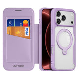 Dux Ducis iPhone 17 Pro Max/18 Pro Max Kotelo Skin X Pro Series Kickstand MagSafe Violetti