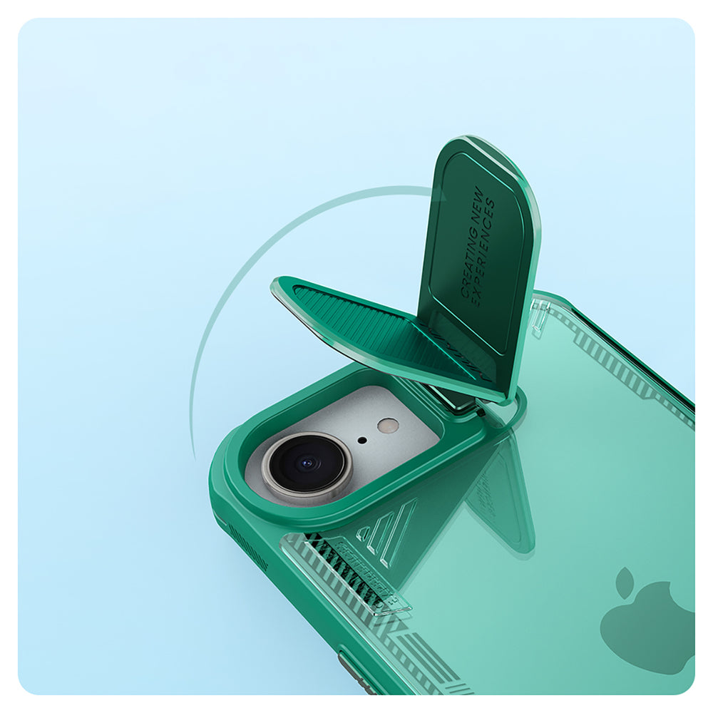 Nillkin iPhone 16e/iPhone 17e Kuori Iceblade Prop Vihreä