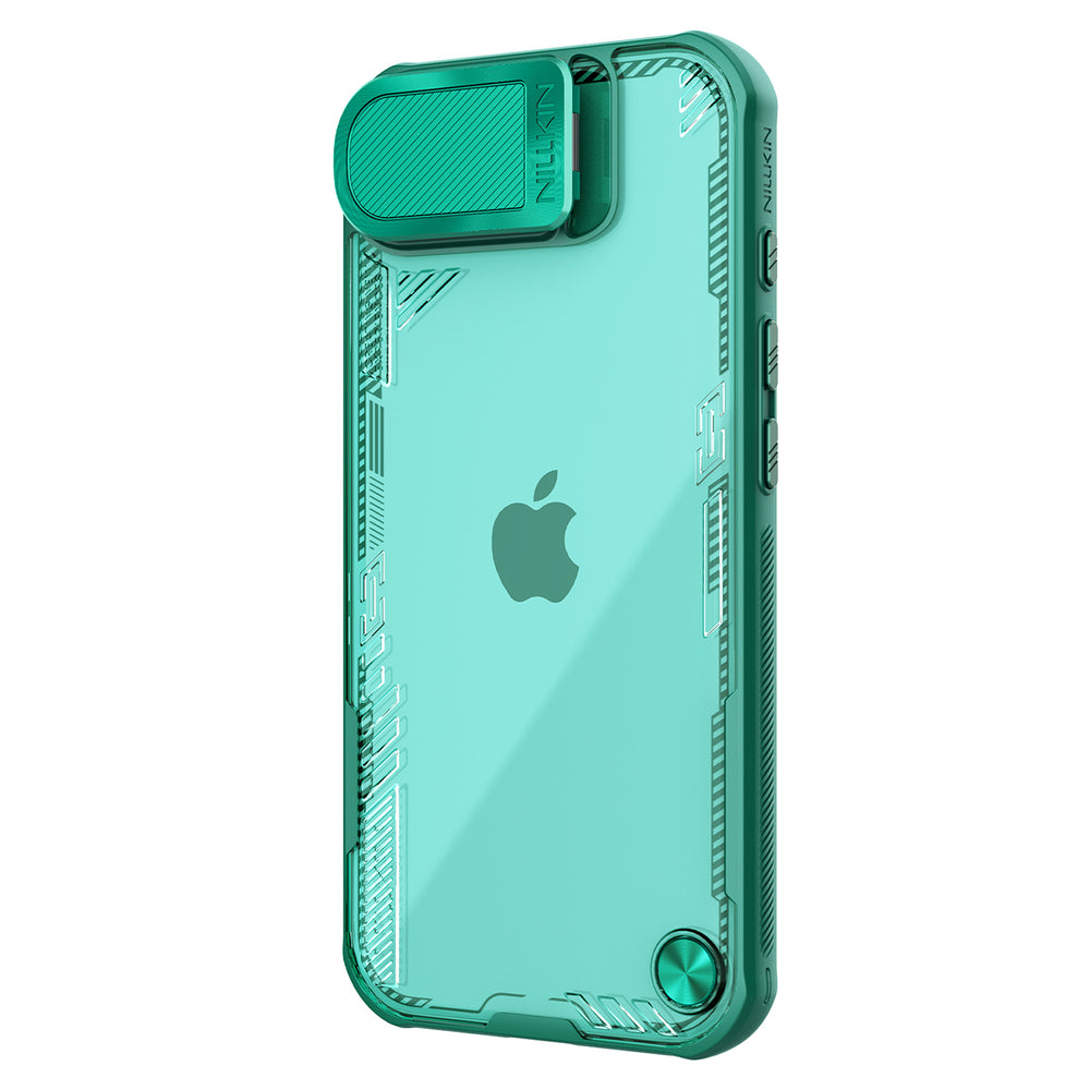Nillkin iPhone 16e/iPhone 17e Kuori Iceblade Prop Vihreä