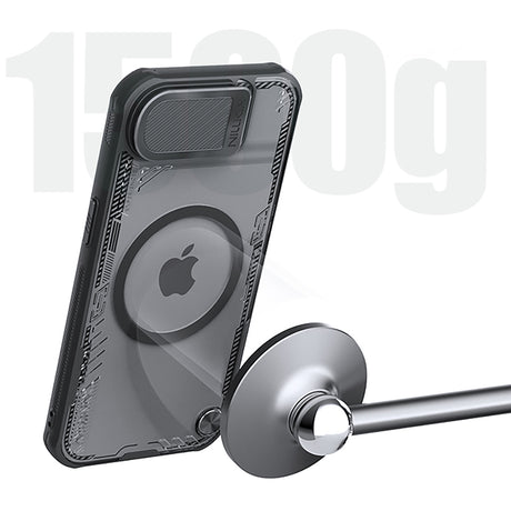 Nillkin iPhone 16e/iPhone 17e Kuori Iceblade Prop MagSafe Musta