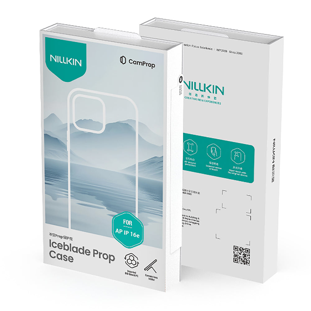 Nillkin iPhone 16e/iPhone 17e Kuori Iceblade Prop MagSafe Vihreä