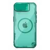 Nillkin iPhone 16e/iPhone 17e Kuori Iceblade Prop MagSafe Vihreä
