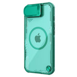 Nillkin iPhone 16e/iPhone 17e Kuori Iceblade Prop MagSafe Vihreä