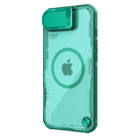 Nillkin iPhone 16e/iPhone 17e Kuori Iceblade Prop MagSafe Vihreä