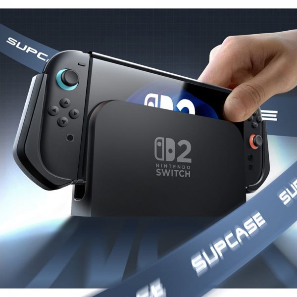 Supcase Nintendo Switch 2 Suojakuori Blade Musta