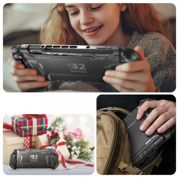 Supcase Nintendo Switch 2 Suojakuori Blade Musta