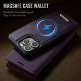 CaseMe iPhone 15 Pro Max Kotelo C49 Series Violetti
