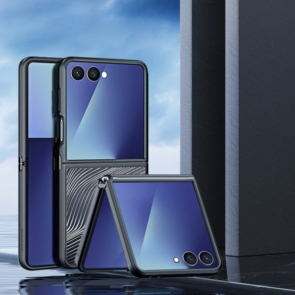 Dux Ducis Samsung Galaxy Z Flip 7 Kuori Aimo Series Musta