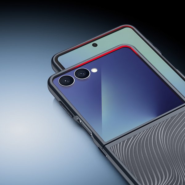 Dux Ducis Samsung Galaxy Z Flip 7 Kuori Aimo Series Musta