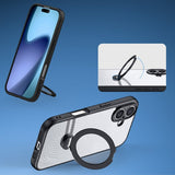 Dux Ducis iPhone 17 -kuori Aimo Series MagSafe Jalusta Musta
