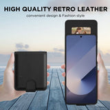 Tech-Protect Samsung Galaxy Z Flip 7 Kotelo Wallet Musta