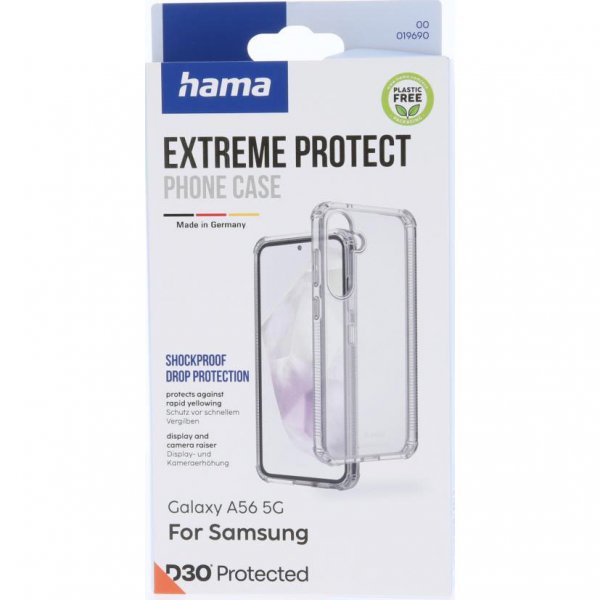 Hama Samsung Galaxy A56 Extreme Protect -suojakuori, läpinäkyvä