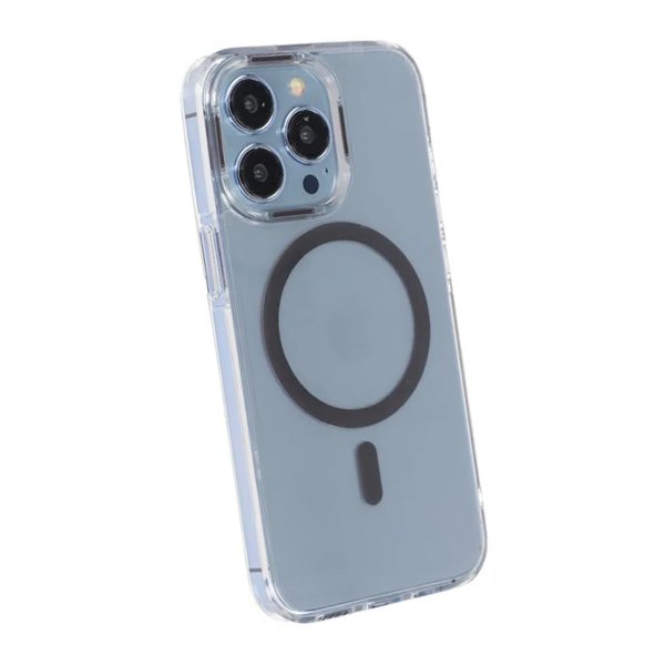 iPhone 15 Pro Max Kuori TPU MagSafe Harmaa