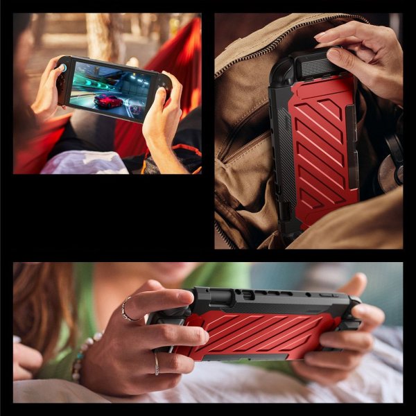 Supcase Nintendo Switch 2 Suojakuori UB Pro Punainen