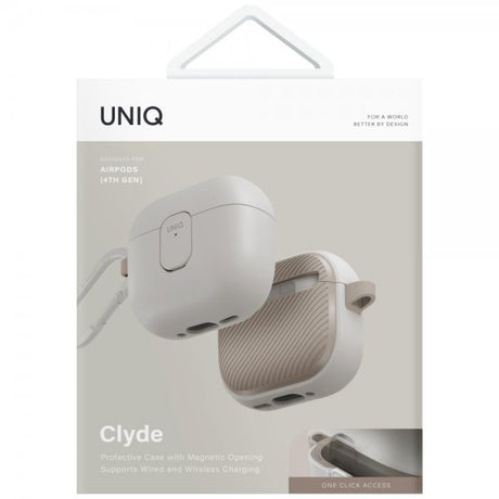 UNIQ AirPods 4 Suojakuori Clyde Beige