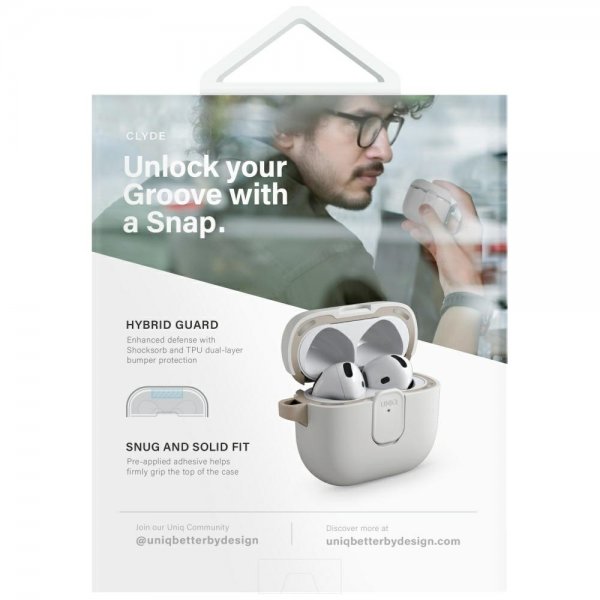 UNIQ AirPods 4 -kuori Clyde Sininen