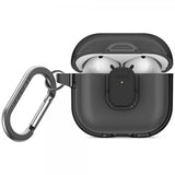 UNIQ AirPods 4 Suojakuori Glase Pro Musta