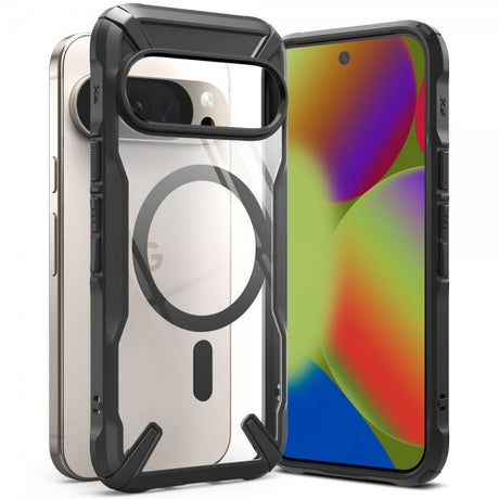 Ringke Google Pixel 10/Pixel 10 Pro -suojakuori Fusion X Magnetic musta