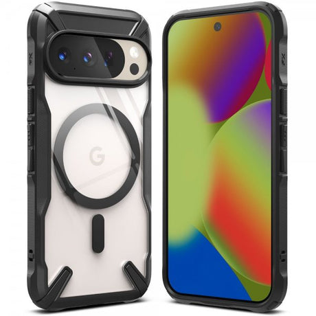 Ringke Google Pixel 10/Pixel 10 Pro -suojakuori Fusion X Magnetic musta