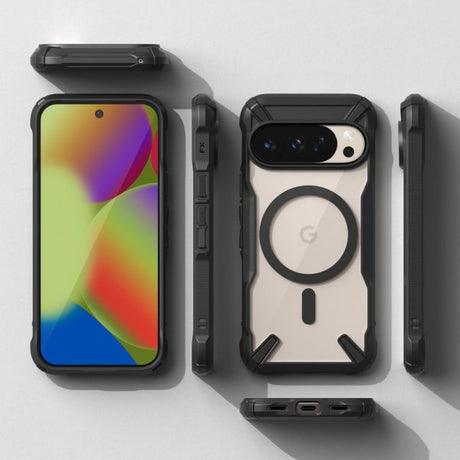 Ringke Google Pixel 10/Pixel 10 Pro -suojakuori Fusion X Magnetic musta