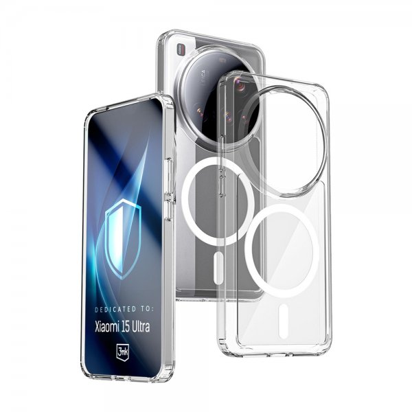 3mk Xiaomi 15 Ultra Kuori Armor MagCase Kirkas