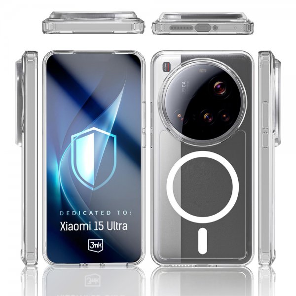 3mk Xiaomi 15 Ultra Kuori Armor MagCase Kirkas