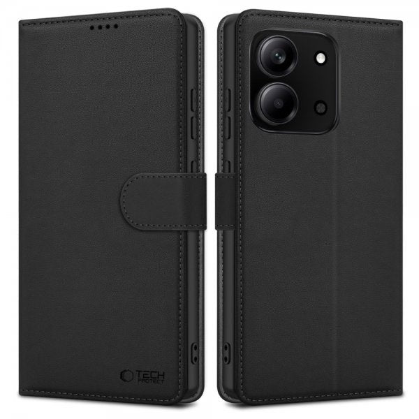 Tech-Protect Xiaomi Redmi 15C Suojakotelo Lompakko Musta
