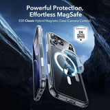 ESR iPhone 17 Pro Max -kuori ja näytönsuoja Classic Hybrid MagSafe Set Transparent