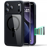 ESR iPhone 17 Pro Max -kuori ja näytönsuoja Classic Hybrid MagSafe Set Musta Läpinäkyvä