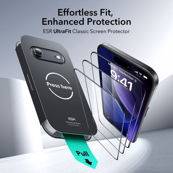 ESR iPhone Air -näytönsuoja UltraFit 2 kpl
