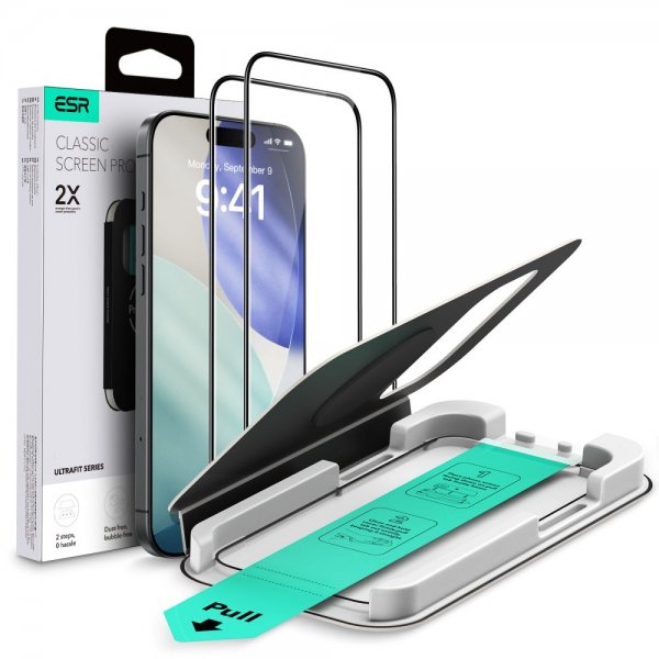 ESR iPhone 17 Pro -näytönsuoja UltraFit 2 kpl