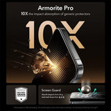 ESR iPhone 16 Pro/iPhone 17 Näytönsuoja UltraFit Armorite Pro
