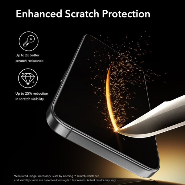 ESR iPhone 16 Pro/iPhone 17 Näytönsuoja UltraFit Armorite Pro