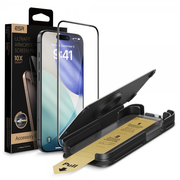 ESR iPhone 17 Pro Max UltraFit Armorite -näytönsuoja