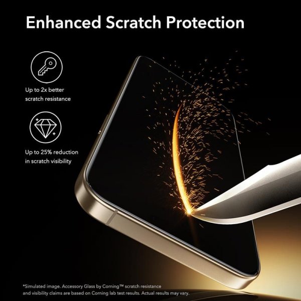 ESR iPhone 17 Pro Max UltraFit Armorite -näytönsuoja
